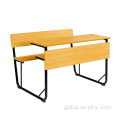 Writing School Desk Primary double School Benches And Desks Factory